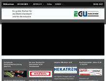 Tablet Screenshot of egu-industrie.de